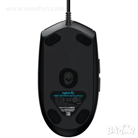 Геймърска мишка Logitech G102 LightSync, RGB, Оптична, Жична, USB /черна/, снимка 4 - Клавиатури и мишки - 49435748