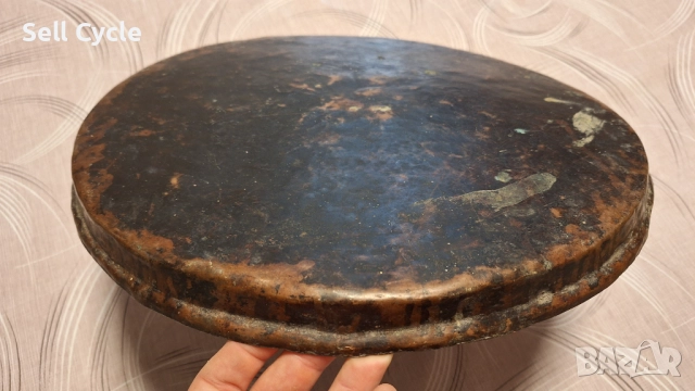 ✅КАЧЕСТВЕНА МЕДНА ТАВА - 40 СМ❗, снимка 4 - Антикварни и старинни предмети - 51973788