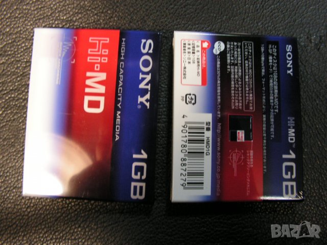 Blank Sony Hi-MD 1GB Media MiniDisc + Нормални MD Нови!, снимка 9 - Други - 39699439