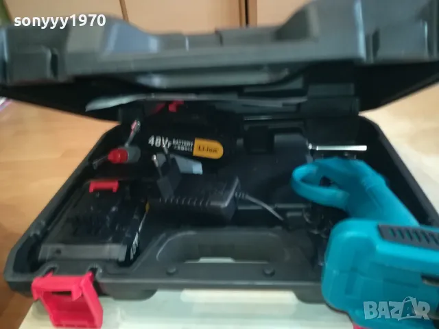 LI-ION ЛОЗАРСКИ НОЖИЦИ С 2 БАТЕРИИ И КУФАР 0902251837, снимка 8 - Градинска техника - 49043455