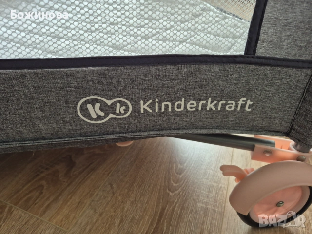 Детска кошара Kindercraft преносима, с матрак, снимка 6 - Бебешки легла и матраци - 54167729