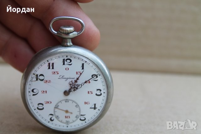 Швейцарски джобен часовник ''longines'' , снимка 3 - Джобни - 42203105
