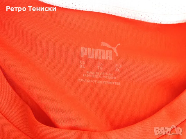 Тениска PUMA — Мъже размер XL Червено, снимка 5 - Тениски - 56319304
