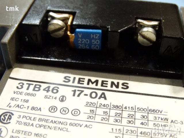 Контактор Siemens 3TF48, Siemens 3TB46, снимка 10 - Резервни части за машини - 31800543