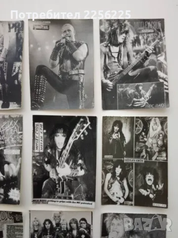 ЛОТ стари картички на метъл групи (лот18), снимка 4 - Колекции - 49880205