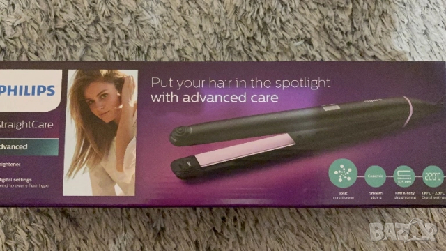 Преса за коса Philips StraightCare, снимка 3 - Преси за коса - 52101172