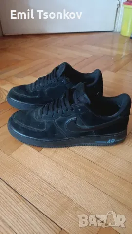 Nike Air Force 1 Low Black Rubber Swoosh – 45.5