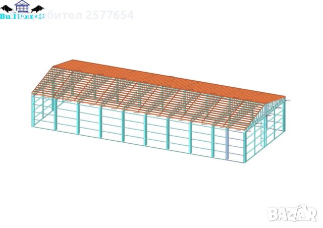 ЛИЗИНГ - Халета, Хале, Магазини, Магазин, Складове 348м2-12м х 29м х 4, снимка 4 - Строителни материали - 44196133