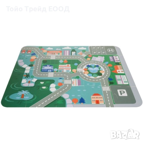 Дървени блокове-Град 100 броя Kruzzel, снимка 3 - Образователни игри - 52671248