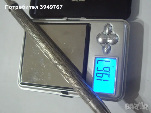 Стара сребърна химикалка., снимка 4 - Антикварни и старинни предмети - 49935710