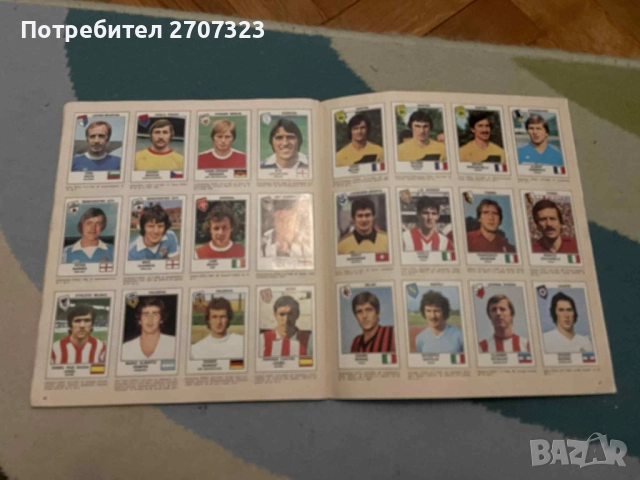 Албум Панини Евро футбол 1979 - 100% попълнен, снимка 3 - Списания и комикси - 51473946