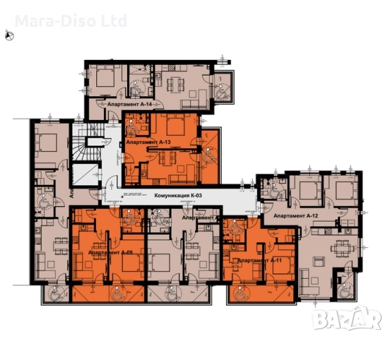 Апартамент до морето в гр.Поморие, снимка 3 - Апартаменти - 51908417