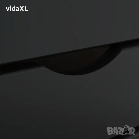 vidaXL Подвижен шкаф с чекмеджета "MOSS" Черно масивно дърво бор, снимка 7 - Шкафове - 56147546