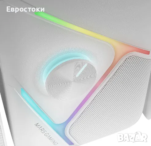 Комплект високоговорители Mars Gaming MS-H21 със субуфер, 2.1 35W тонколони за игри , снимка 7 - Тонколони - 47570162