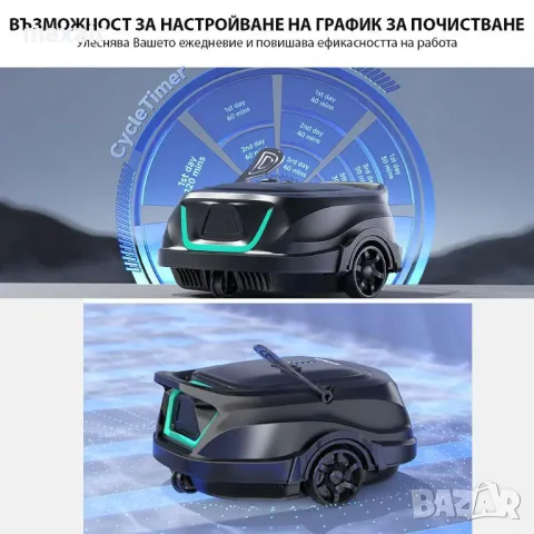 Безкабелен робот за басейни Wybot A1 * Безплатна доставка * Гаранция 2 години, снимка 8 - Други стоки за дома - 49684851