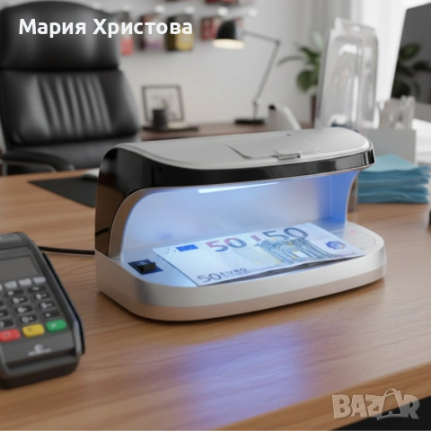 Детектор за фалшиви банкноти – преносим UV детектор с магнитен сензор и вградена батерия, снимка 7 - Друга електроника - 53083809