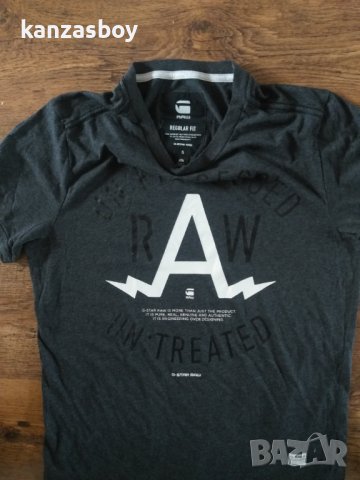 g-star Gelph V-Neck - страхотна мъжка тениска КАТО НОВА, снимка 7 - Тениски - 39886673