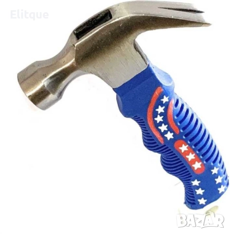 Малък чук със синя гумена дръжка, снимка 12 - Други стоки за дома - 52853545