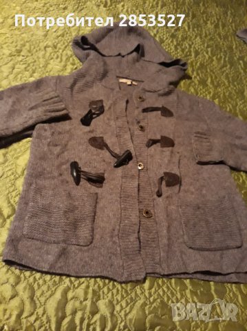 SANDRO Жилетка с качулка, снимка 4 - Детски пуловери и жилетки - 31809827