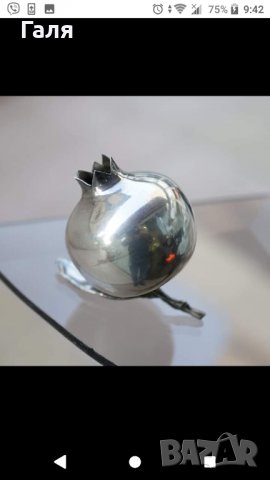 Сребърна миниатюра "Нар", снимка 7 - Други - 38204186