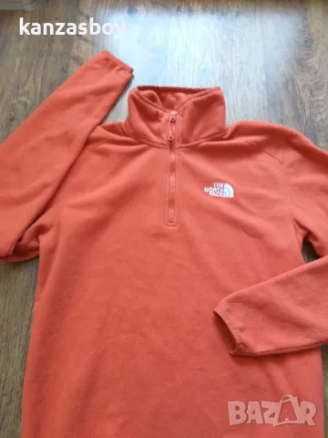 THE NORTH FACE -M 100 GLACIER 1/4 ZP - страхотен мъжки полар КАТО НОВ ХС, снимка 4 - Блузи - 48853902