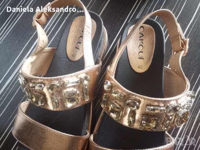 Испански сандали с камъни, снимка 3 - Сандали - 33734115