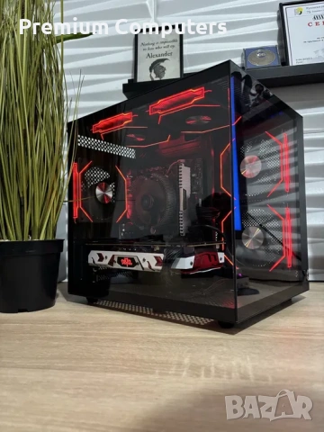 Бюджетен Геймърски компютър Intel i5 6500/RX580/12 Ram/256 ssd/500GB HDD/600W