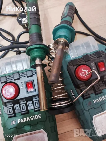 7 броя поялна станция Parkside PLS 48 D2, снимка 5 - Поялници и запояване - 55709601