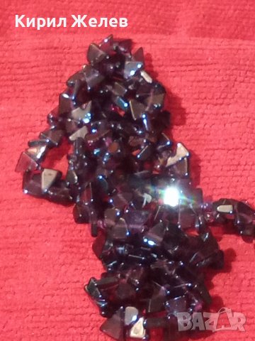 КОЛИЕ Натурален ГРАНАТ ВИОЛЕТ ОТТЕНЪК СТАР АРТ ГЕРДАН от БЛАГОРОДНИ КАМЪНИ 14994, снимка 18 - Колиета, медальони, синджири - 30665941