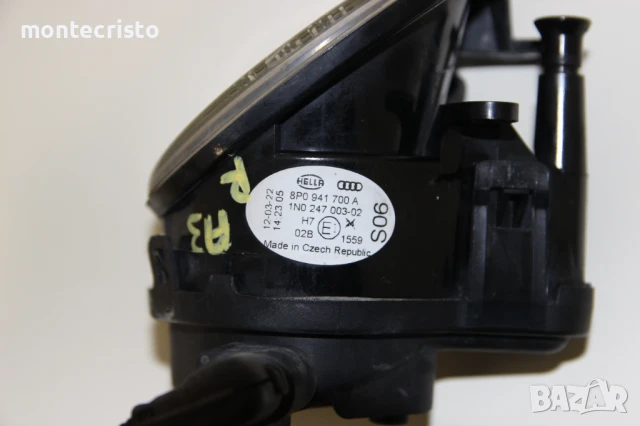 Десен халоген Audi A3 8P (2003-2008г.) ✔️HELLA 8P0941700A / 8P0 941 700 A десен фар за мъгла, снимка 4 - Части - 50637836