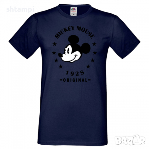 Мъжка тениска Mickey Mouse Original 1928 Подарък,Изненада,Рожден ден, снимка 5 - Тениски - 36577434