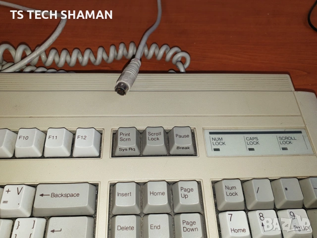 Ретро Механична клавиатура iCL-DRS модел за PS/2, снимка 4 - Антикварни и старинни предмети - 54192935