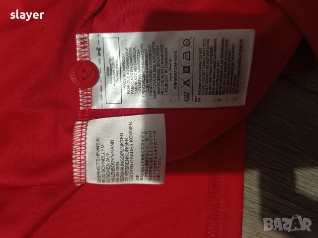 Оригинална фланелка Manchester United Adidas, снимка 5 - Спортни дрехи, екипи - 52938538