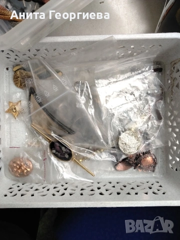 Гердани обеци пръстени брошки Лот, снимка 7 - Колиета, медальони, синджири - 53906399