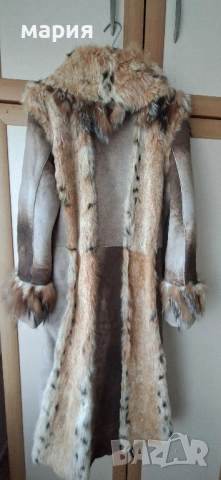 Уникално палто Gianni естествен косъм, снимка 7 - Палта, манта - 52265705
