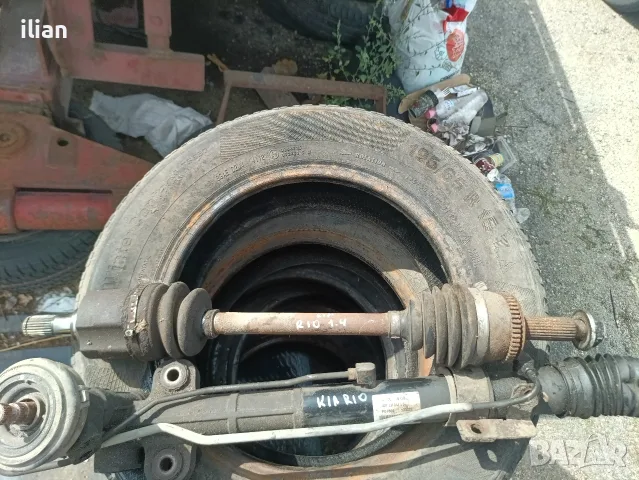 полуоска kia rio 