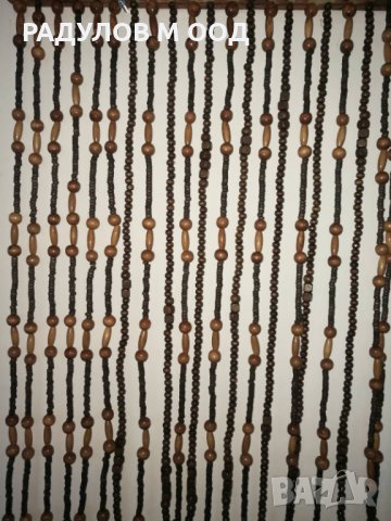 Декоративно пано - завеса дърво, ръчна изработка, 40 ресни, снимка 4 - Други - 31047166