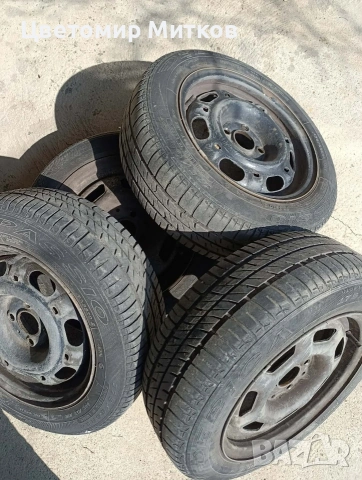 летни гуми 14ки с джанти 