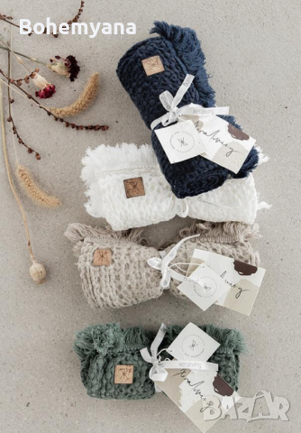 Xeraliving Beda ленена кърпа за лице, снимка 3 - Хавлиени кърпи - 44747396