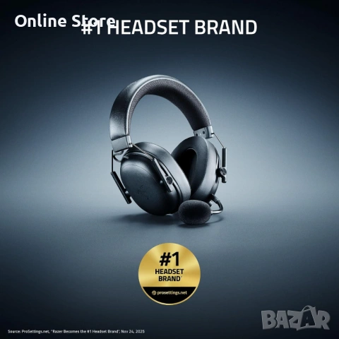 Razer BlackShark V3 безжични геймърски слушалки – TriForce 50 мм, THX Spatial Audio, FPS, снимка 8 - Слушалки за компютър - 54169962