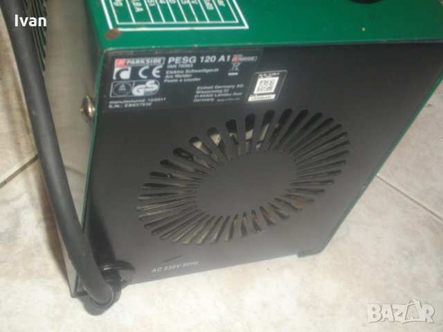 Немски Електрожен-Почти Нов-120А-Отличен-Малък-Parkside PEGS 120A1, снимка 11 - Други инструменти - 34021466