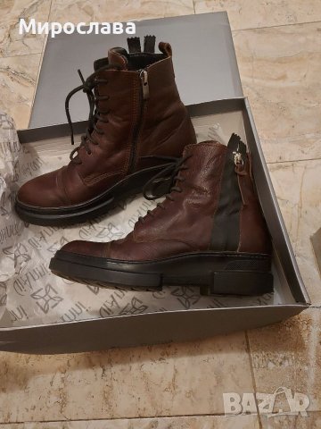 Дамски боти от естествена кожа на Gianni/Джианни, 39 номер., снимка 3 - Дамски боти - 39170917