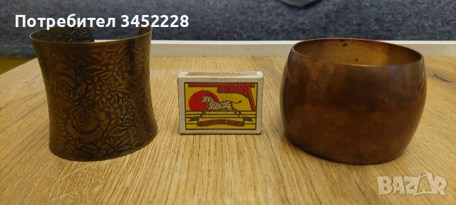 гривни метални за ценители два броя , снимка 5 - Гривни - 53193590