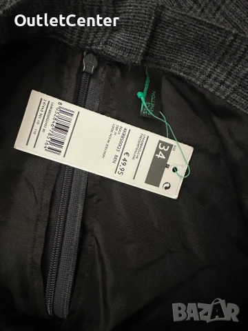 Пола от вълнена смес Benetton, снимка 4 - Поли - 53903841