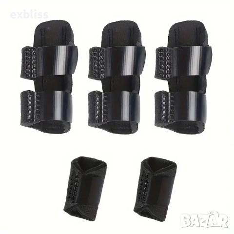 Комплект ортеза/шина за обездвижване на пръсти на ръката с алуминиева сплав 5бр., снимка 2 - Шини - 51694197