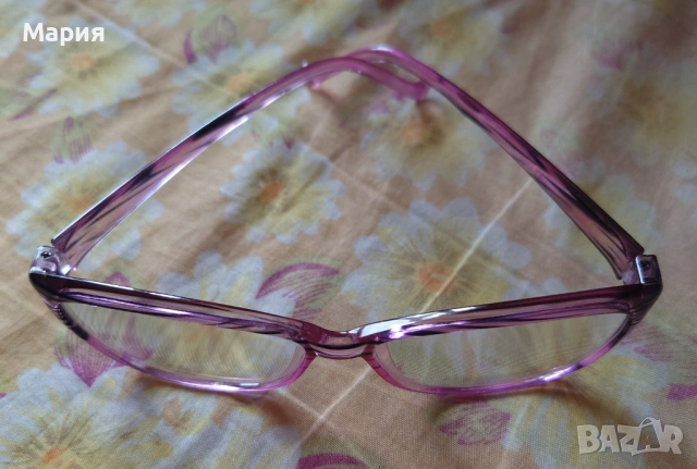 Розови диоптрични рамки с принт, снимка 5 - Слънчеви и диоптрични очила - 53559282
