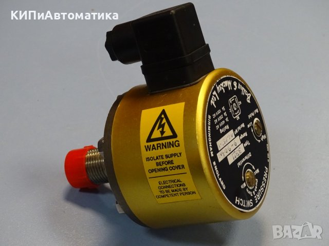 пресостат диференциален Bailey&Mackey 3311 9-90psi pressure switch, снимка 8 - Резервни части за машини - 37177647