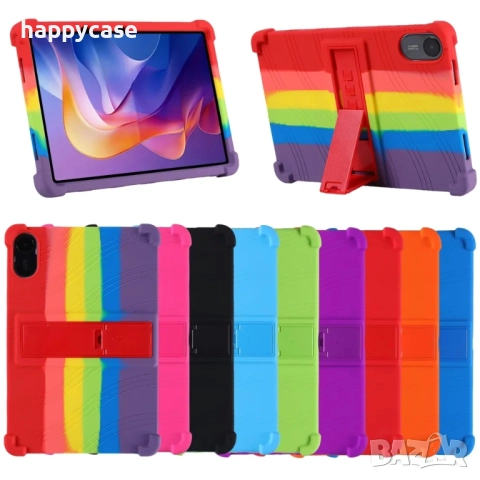 Xiaomi Redmi Pad 2 11.0" 2025 / Удароустойчив силиконов кейс гръб калъф със стойка, снимка 3 - Таблети - 52470207