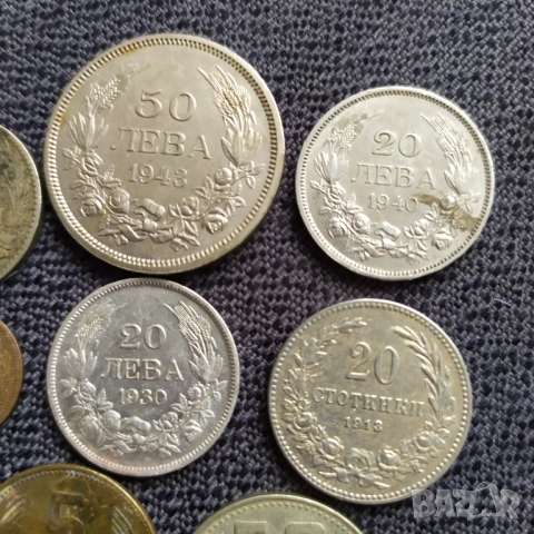 10 стари български монети ( 1888-1981 г. ), снимка 2 - Нумизматика и бонистика - 52678912