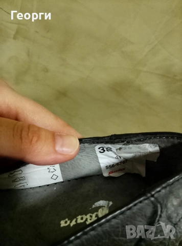 Нови дамски мокасини Bata от естествена кожа, снимка 3 - Дамски ежедневни обувки - 53938402